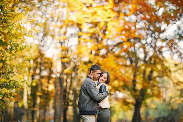 pareja en el parque