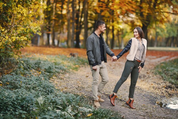 pareja en el parque