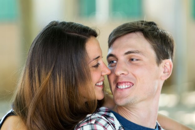 Pareja en el parque