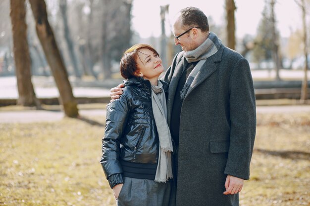 Pareja en un paseo