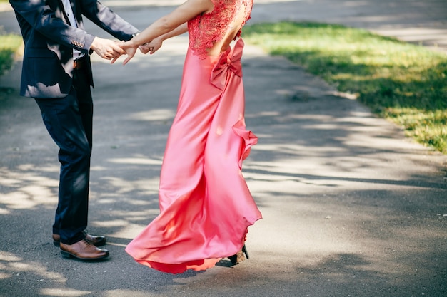 Pareja romántica en el amor