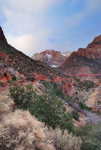 Parque Nacional Zion en invierno