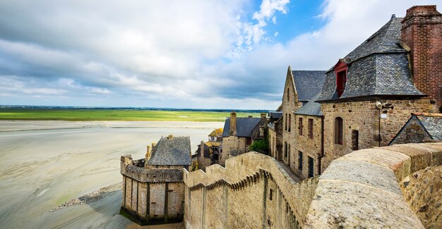 Parte del Mont-Saint-Michel, Francia.