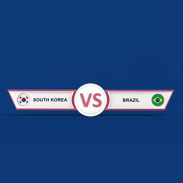 Partido Corea del Sur vs Brasil