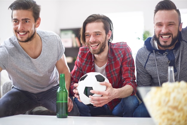 Partido extremadamente emocionante solo con mis amigos