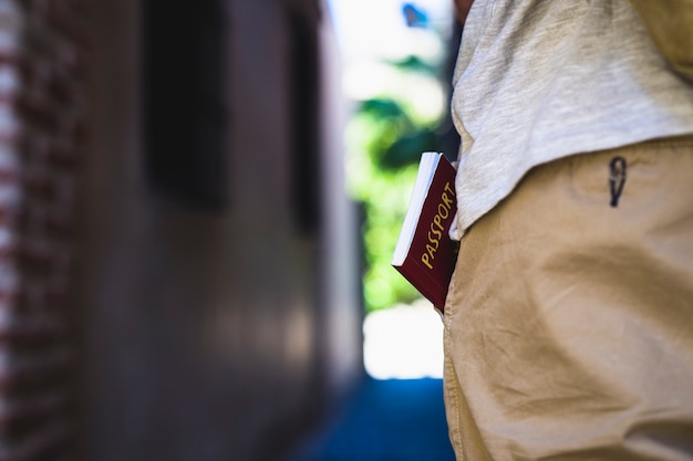 Pasaporte en el bolsillo