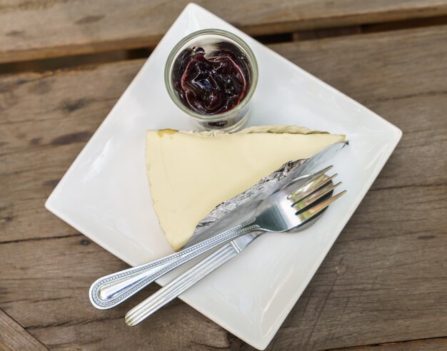 Pastel de cereza fría