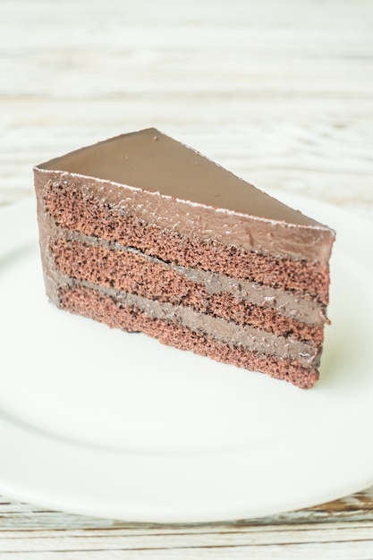 Foto gratuita pastel de chocolate