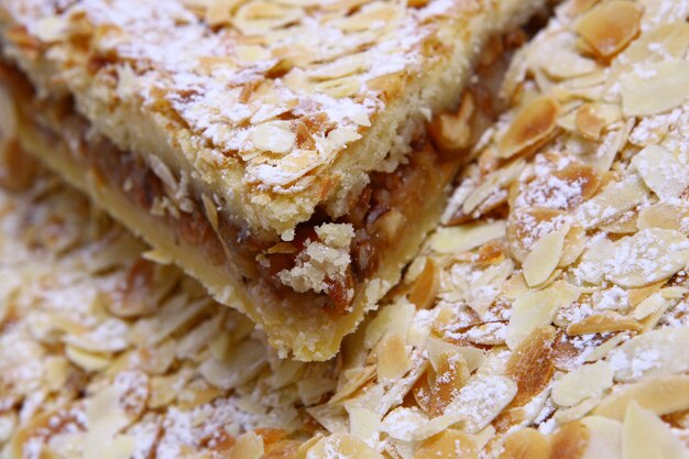 Pastel de frutas de postre