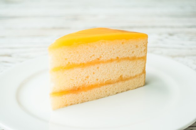 pastel de naranja