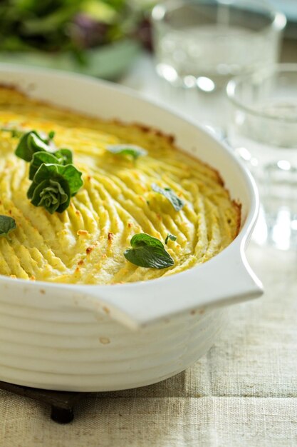 Pastel de pastor vegano