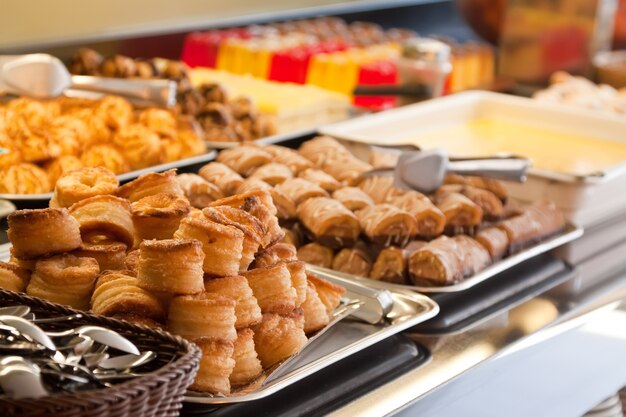 Pastelería en buffet