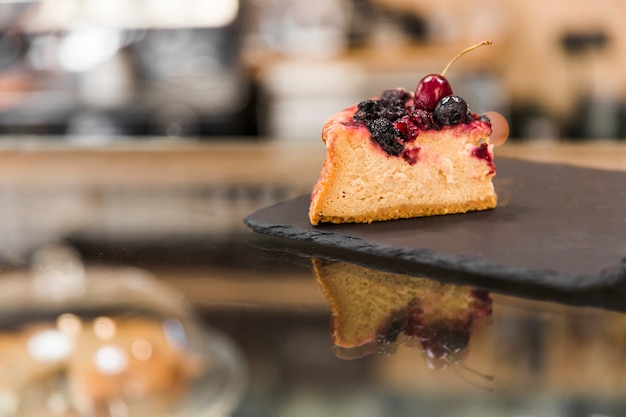 Pastelería en pizarra negra