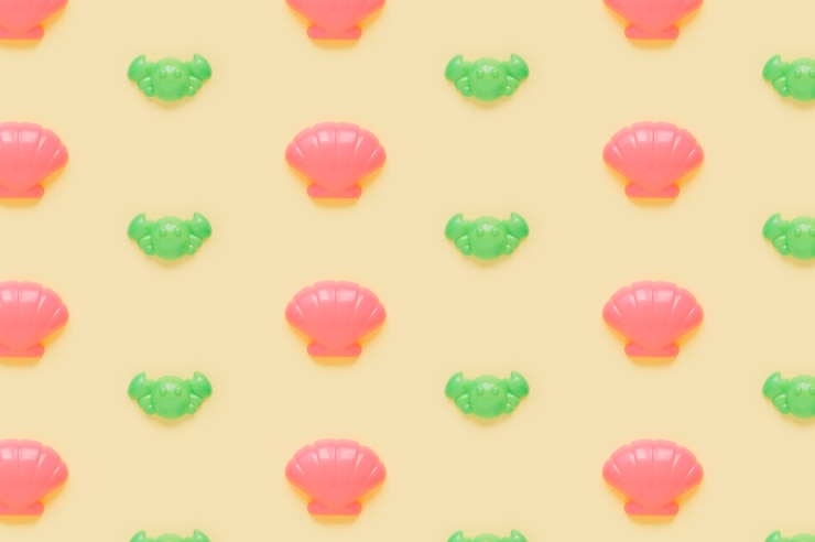Foto gratuito patrón de conchas
