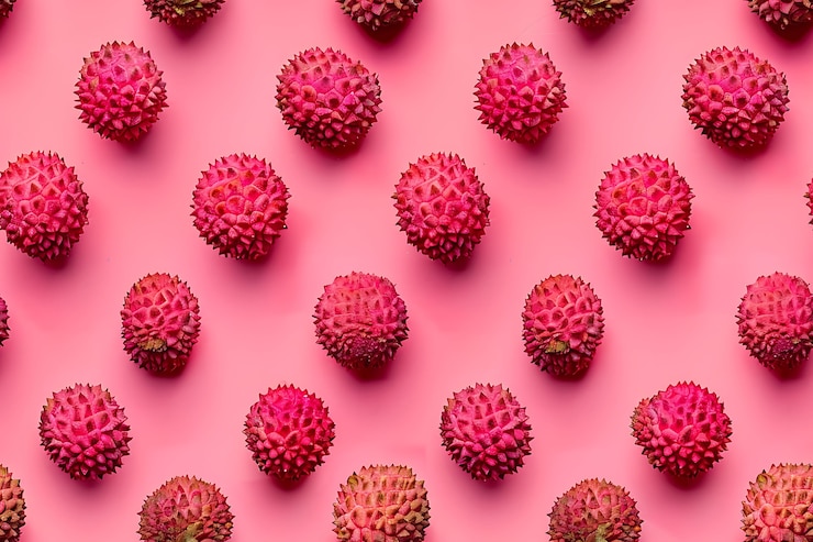 Foto gratuito patrón de frutas tropicales