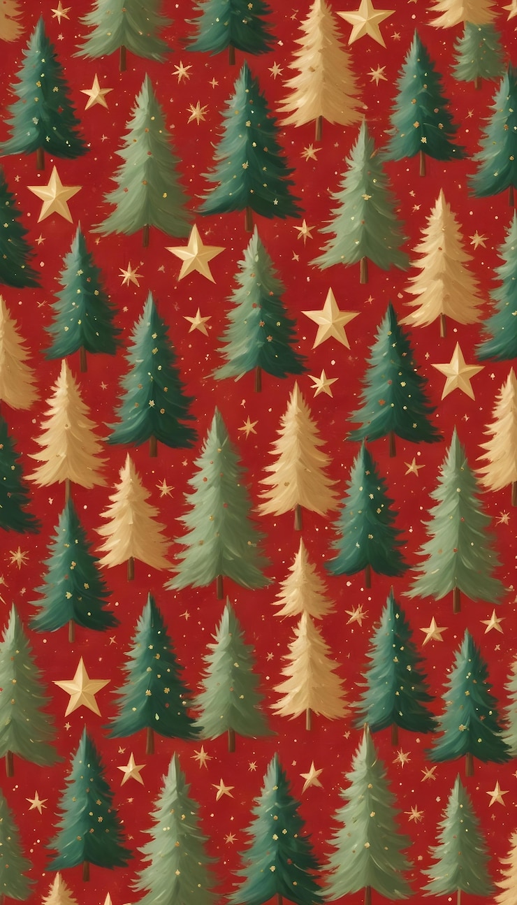 Foto gratuito patrón ilustrado de navidad