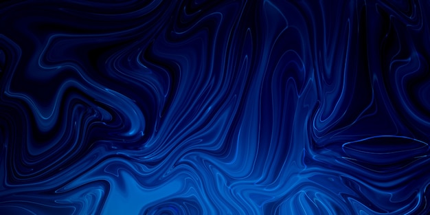 Foto gratuita patrón de mármol líquido de fondo abstracto azul veteado