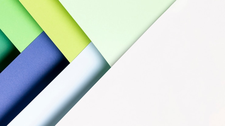 Foto gratuito patrón de vista superior hecho de tonos de colores fríos