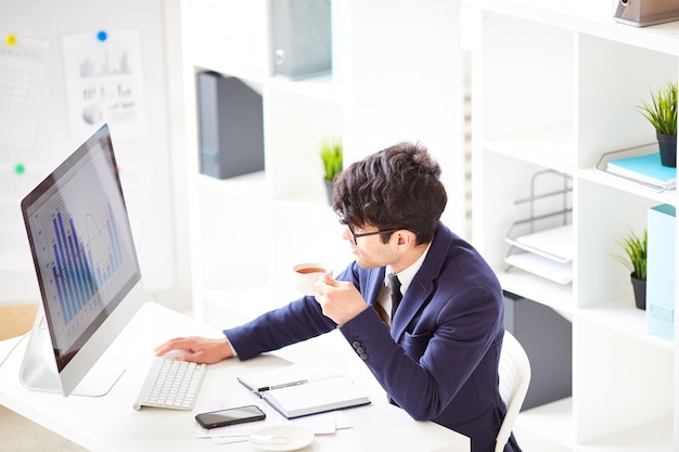 Pausa para el té por lugar de trabajo