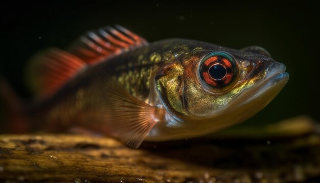 Foto gratuita peces multicolores en arrecifes tropicales belleza submarina generada por ia