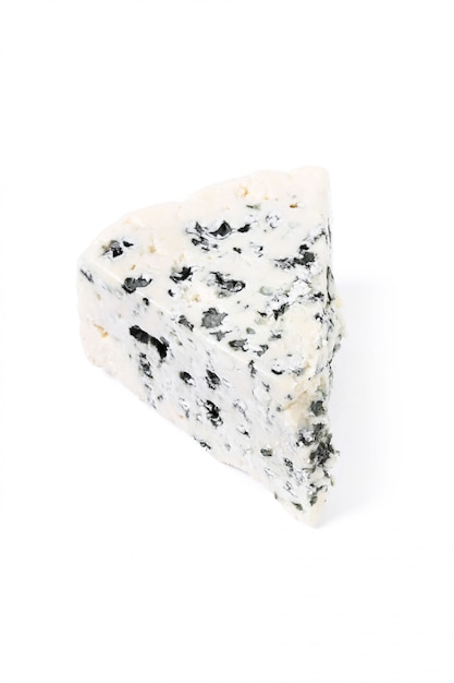 Pedazo de queso azul