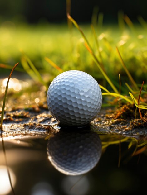 Pelota en el campo de golf