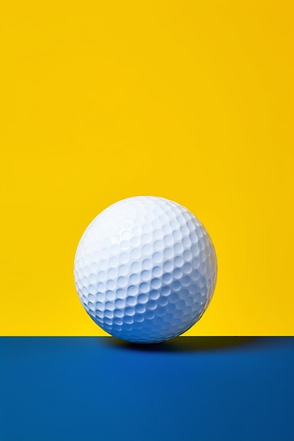 Foto gratuita pelota de golf en estudio