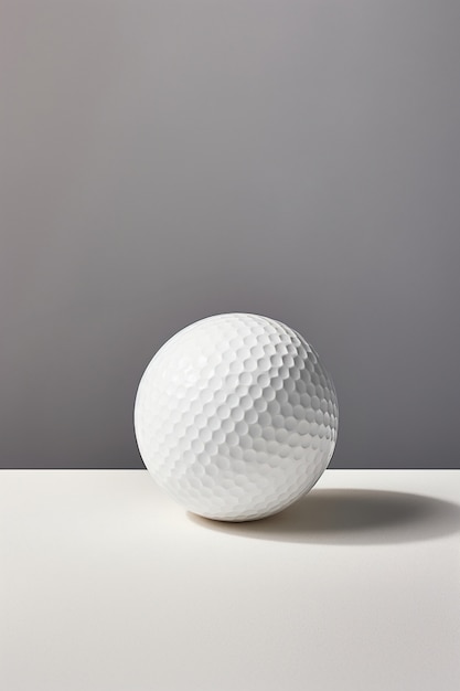 Foto gratuita pelota de golf en estudio