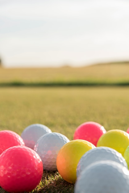 Pelotas de golf de alto ángulo