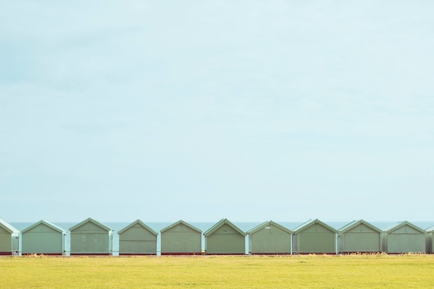 Foto gratuita pequeño horizonte de casas