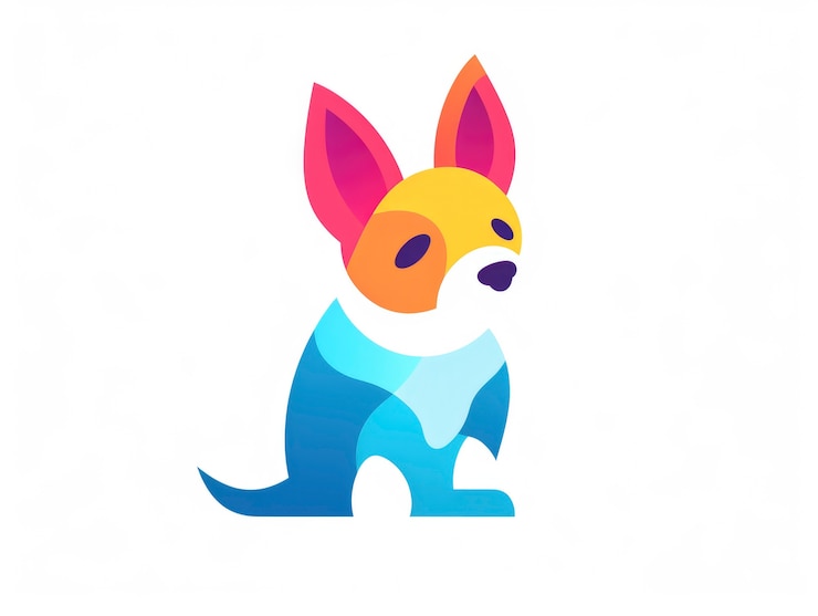 Foto gratuito el perro lindo del arte digital