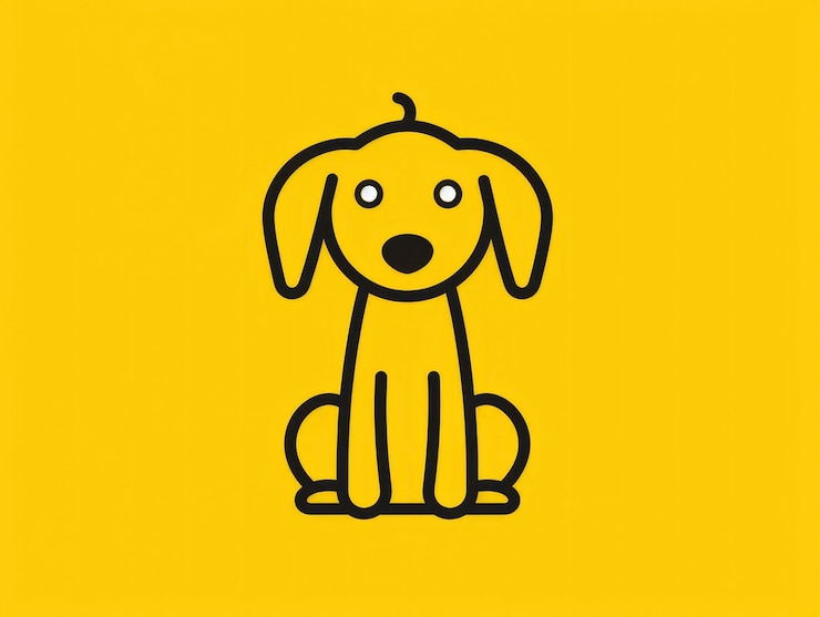 Foto gratuito el perro lindo del arte digital
