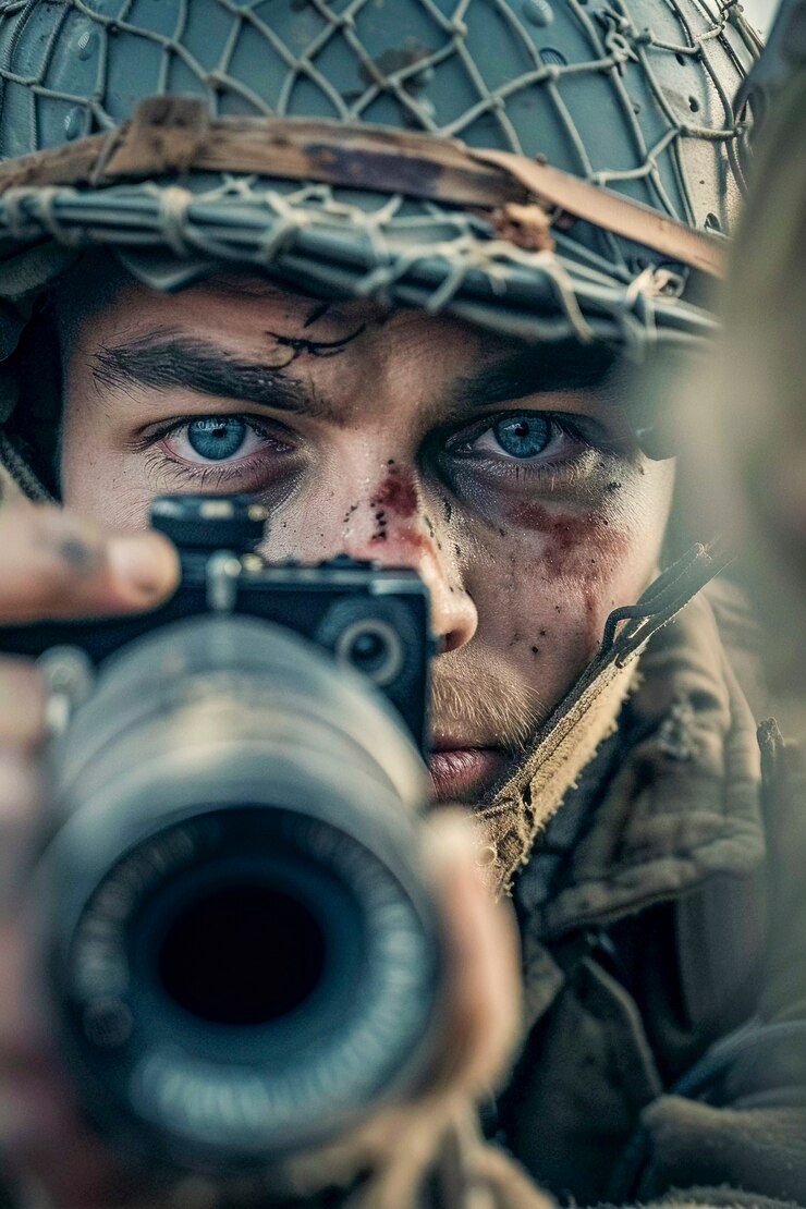 Foto gratuito persona que documenta la guerra y la zona de conflicto a través de la fotografía