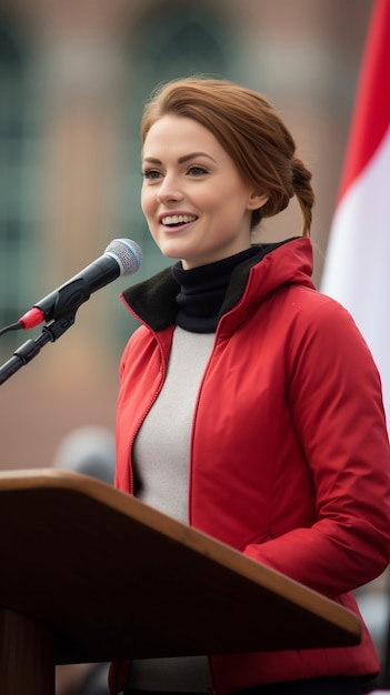 Persona que pronuncia un discurso en un evento oficial