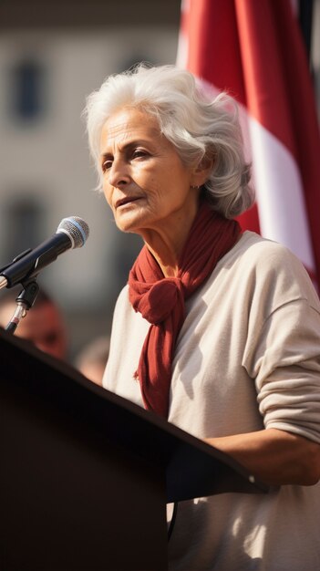 Persona que pronuncia un discurso en un evento oficial