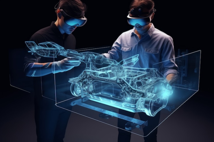 Foto gratuito persona que utiliza la tecnología para desempeñar su profesión
