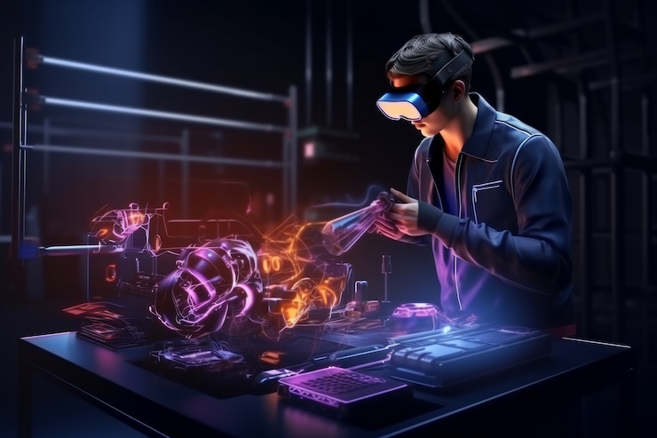 Foto gratuito persona que utiliza la tecnología en su ocupación diaria