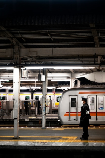 Foto gratuita persona que viaja por la ciudad