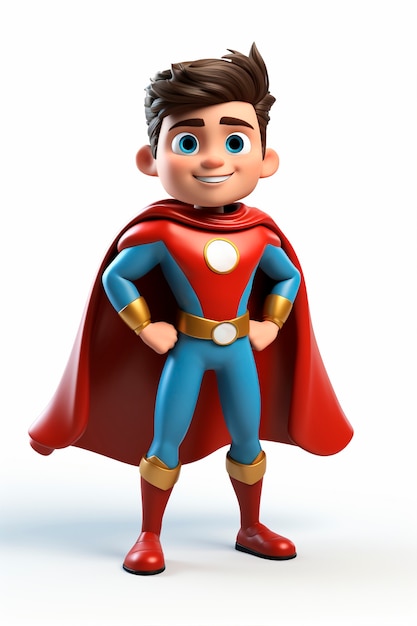 Personaje de carnaval divertido en 3D