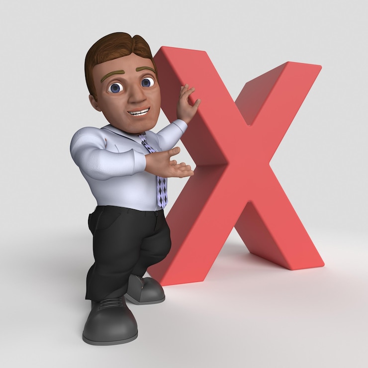Foto gratuito personaje comercial de dibujos animados en 3d