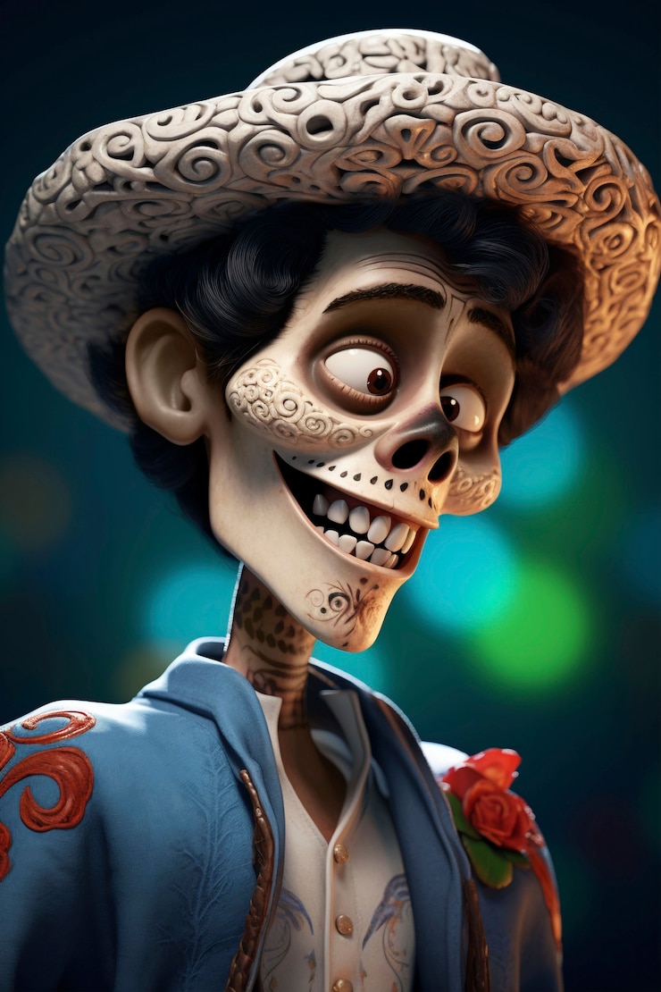 Foto gratuito personaje de dibujos animados en 3d