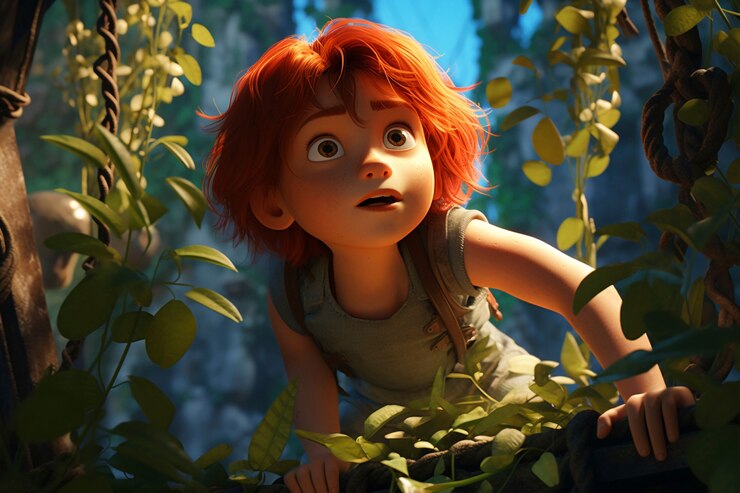 Foto gratuito personaje de dibujos animados en 3d