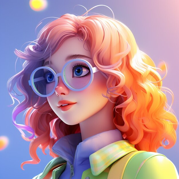 Personaje de estilo de dibujos animados 3D