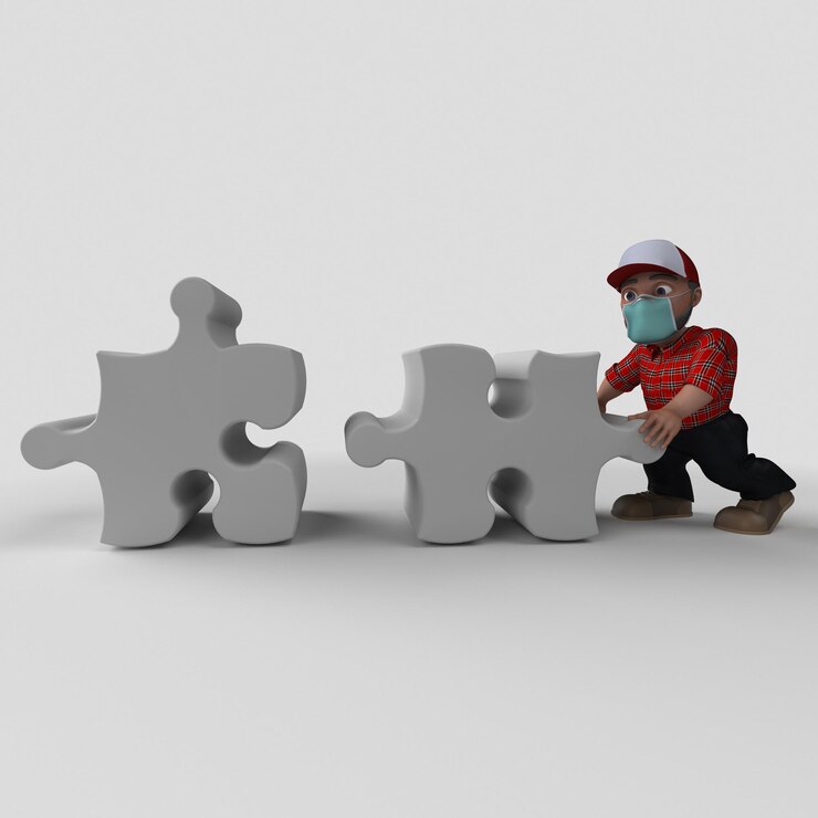 Foto gratuito personaje de leñador de dibujos animados modelo 3d