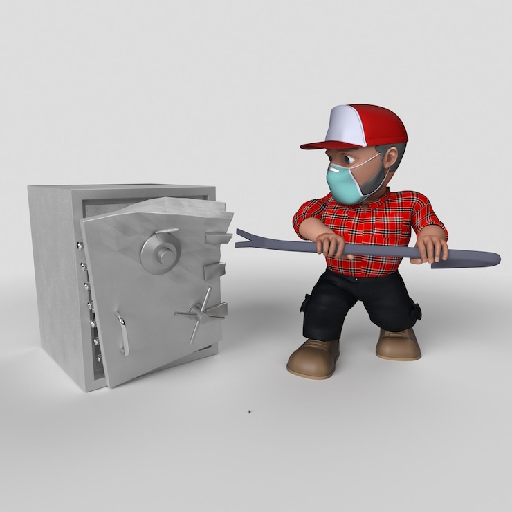 Foto gratuito personaje de leñador de dibujos animados modelo 3d