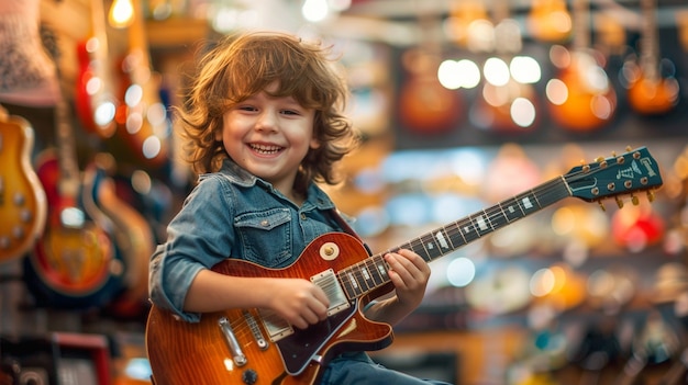 Foto gratuita personaje tocando la guitarra eléctrica