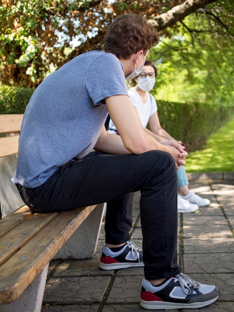 Personas que mantienen el concepto de distancia social