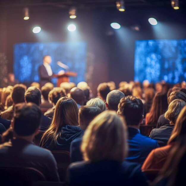 Personas que participan en un evento de alto protocolo