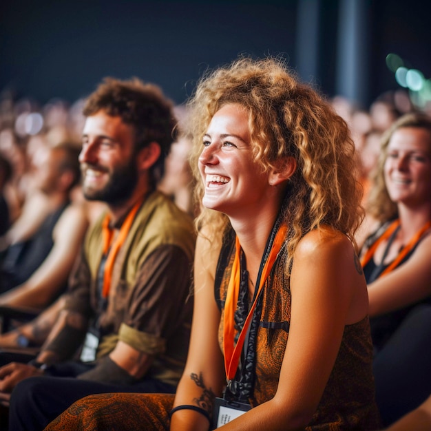 Personas que participan en un evento de alto protocolo