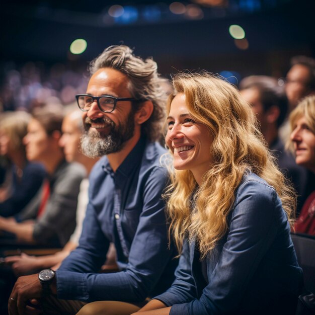 Personas que participan en un evento de alto protocolo